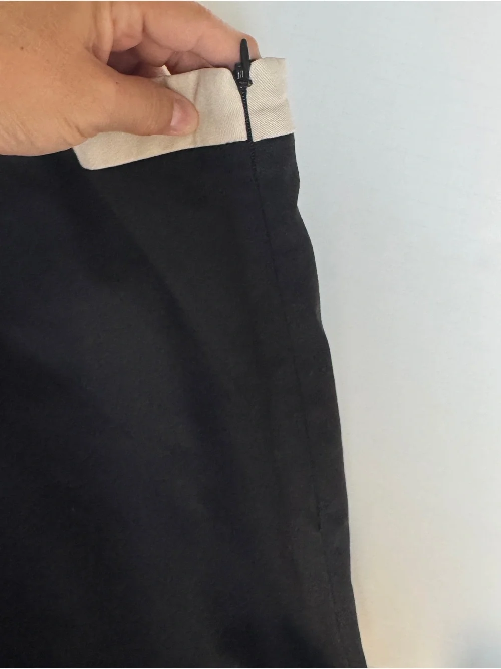Boden Black Ivory Embroidered A-Line Skirt Size 8 - Picture 8 of 13